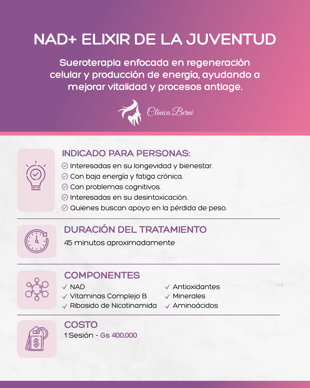 Sueroterapia NAD+ - Imagen 2
